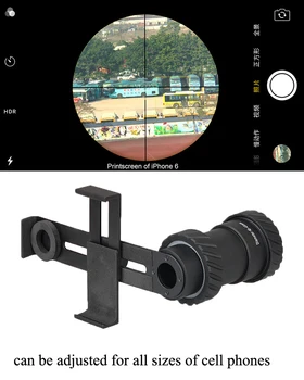 PPT Universal Mobiltelefon Adapter Mount Rifle Anvendelsesområde beslag Til Kamera Til Jagt scopes tilbehør GZ33-0202