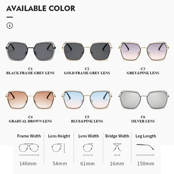 LongKeeper Ny Polygon Hule Solbriller Kvinder Mode Metal Dobbelt Ramme Sol Briller Brand Design Gradient gafas de sol Oculos