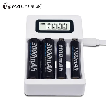 PALO 1,2 V NI-MH AA Genopladelige 1,2 V AA Batteri NI-MH Batteri Til Miljøbeskyttelse Batterier, Legetøj,Ure,Fjernbetjening