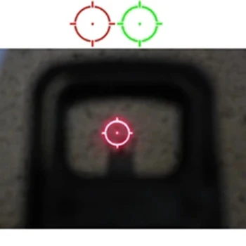 Airsoft Gun Taktiske 551/552/553 Kollimator Holografiske Syn Red Dot Optisk Rødt &Grønt lys med 20mm Jernbane-Mounts