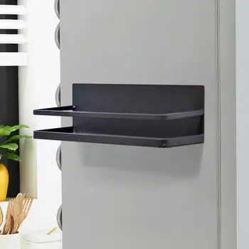 Køkken Hylde Køleskab Side Magnetiske Absorption Storage Rack til Spice Krydderi Spice Værktøjer Køkkenredskaber Gadgets #SW