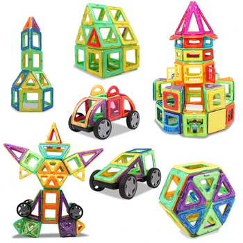 KACUU Stor Størrelse Magnetiske Designer-byggesæt Model & Bygning Toy Magneter og Magnetiske Klodser Pædagogisk Legetøj For Børn