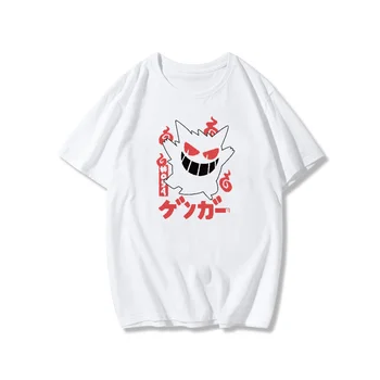 Anime Monster Grafiske T-Shirts til Kvinder 2020 Mode Shirts Toppe for Kvinder Æstetiske Korte Ærmer Punk Tøj Kvindelige T-shirt