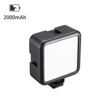 Ulanzi VL49 LED Video Light Multi-kompatible Smartphone Kamera Vlogging Supplement Lys w Indbyggede Batteri Type-C Opladning
