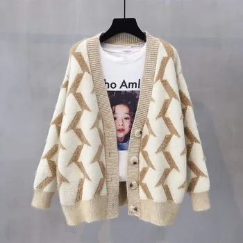 2020 Foråret Tøj, Nye Produkter Sweater Frakke Studerende koreansk-stil Løs Retro Efteråret Nye Fashion College Stil Cardigan Toppe