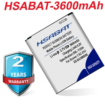 HSABAT Nyeste Batteri til Samsung Galaxy Xcover 3 SC-01H G388 G388F G389F G388D N533 3600mAh EB-BG388BBE