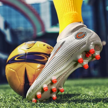 Høj kvalitet ny reflekterende tå mænds fodbold sko, children ' s indendørs fodbold sko, sports sko, futsal sko Størrelse 35-46
