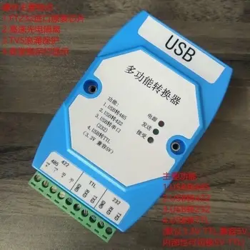 USB til RS422/ RS485 / RS232 / TTL-5V / 3.3 V optisk isolation USB til 422 485 232 TTL-Omformer Adapter overspændingsbeskyttelse FT232