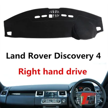 Taijs RHD bil dashboard dækker for Discovery 3 / Discovery 4 undgå lys pad højrestyret polyester Fiber beskyttende dashboard mat for Land Rover Discovery