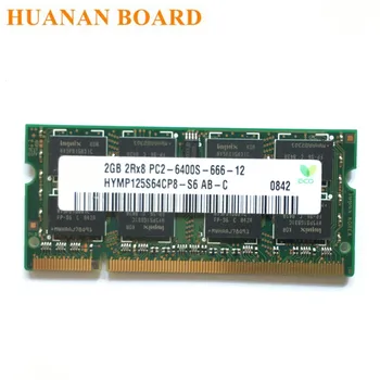Original chipset 2GB DDR2 800MHz 667MHz 800 667 PC2-6400 DDR 2 2G notebook hukommelse Laptop RAM 200PIN SODIMM for intel til amd