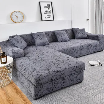Sofa Dække Geometriske Sofaen Dække Elastisk Sofa Dækning for Stue Kæledyr Hjørne L-Formet Chaiselong Sofa Slipcover 1PC