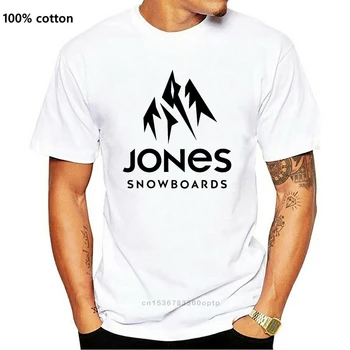 Jones Snowboards Tshirt Top Tee Bomuld Humor Mænd Crewneck T-Shirts 034256