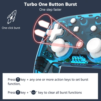 Trådløs Bluetooth-Gamepad til Nintend Skifte Gamepad Controller Til Nintendo Skifte Pro Controller PC-gamepad Konsol Joysticket