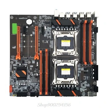 X99 Dual Server Computer Bundkort LGA2011-3 CPU DDR4 Hukommelse Spil Bundkort Modul Au12 20 Dropship