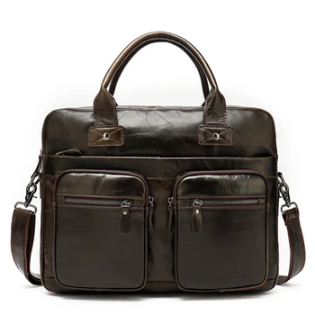 MVA mænd rejsetaske læder computertaske kontor taske håndtaske messenger taske soft læder luksus high-end mænds pose gratis fragt