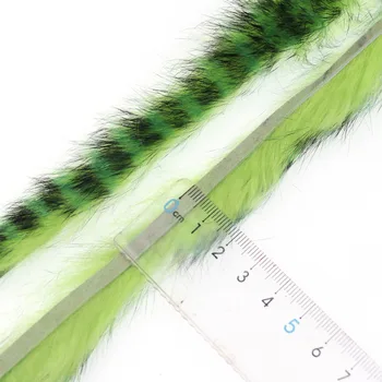 Wifreo 12PCS Ægte Kanin Pels Hare Zonker Strips til fluebinding Materiale Zonker Streamers Flyve Fiskeri Lokker Materiale Mix Farve