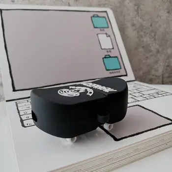 3D Søde Scooter For Airpods 2 Tilfælde Silikone Hovedtelefon Tilbehør Headset Dækning For Luft bælg Anti-faldsikring Tilfældet med krog