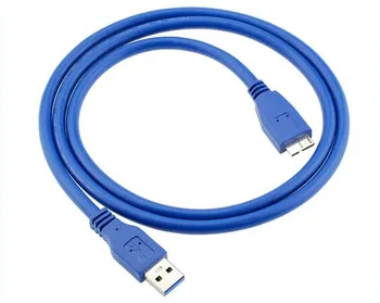 400pcs Micro B USB 3.0 Kabel 5 gbps Ekstern Harddisk Disk HDD-Kabel til Toshiba WD Seagate HDD Data Wire Kabler 1M 1,5 M 3M