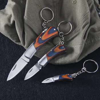 2020 Mini Pocket Træ Folde Kniv CS Go Knive Våben Udendørs Redskab til Overlevelse Nøglering Jagt Knive For Mennesket Kvinder Gave