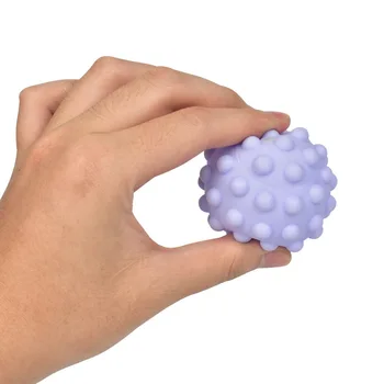 Spædbarn Sensoriske Kugler Silikone Massage Blød Bold Baby Tekstureret Multi Bolden Farverige Barn Touch Hånd Bold Toy 6stk