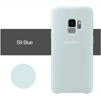 Samsung S9 plus Tilfælde Silikone Tilbage Dække Oprindelige g9650 9500 Silicium Beskytte Kameraet Blød Anti-slid Beskyttelse Sag