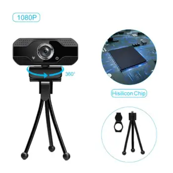 1080p Webcam 4K Web-Kamera med Mikrofon, PC, Kamera, HD Cam Web-USB Til Computer Fuld 60fps For PC-Web Webcam-Kamera, 1080p
