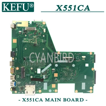 KEFU X551CA oprindelige bundkort for ASUS X551CA med 1xSlot 1007U/2117U Laptop bundkort CPU