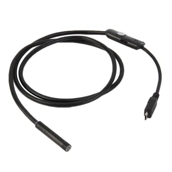 Vandtæt 720P HD-7 mm linse Inspektion af Rør 1m Endoskop Mini-USB-Kamera Slange med 6 Lysdioder Endoskop For Android-Telefon PC