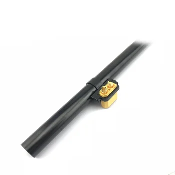 CNC Samle XT90 Mandlige/Kvindelige Stikket Fastsættelse Komponent Sort Oxideret Stativ Montering Holder 18mm Rør Indvendig Diameter