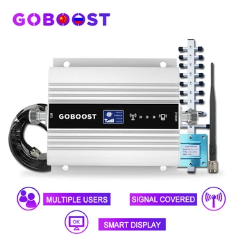 GOBOOST LTE 4G DCS 1800MHZ Trådløse Signal Forstærker LCD-Skærm Mobiltelefon 4G Signal Booster gsm-repeater 2g 3g 4g repeater