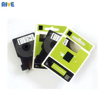 Aive 24MM Flerfarvet 53710 53713 53718 sort på gul Kompatible Dymo D1-Label Tape til Dymo label manager LM160 LM280 PNP