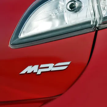 MPS Breve Zink Legering Krom Metal Bil Styling Logo Badge Genmontering af Sport Bil Udvendig 3D-Mærkat Mærkat for Mazda 2 3 5 6