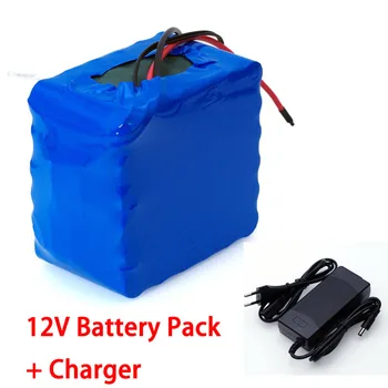 LiitoKala 12V 30Ah 3S12P 11.1 V 12,6 V High-power-Lithium-Batteri Pack til Inverter Xenon-Lampe Solenergi +12,6 V 3A Oplader