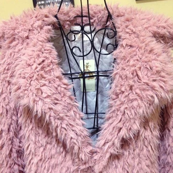 2020 Lang Uld Frakke Kvinder Pels Overtøj Til Vinter Tøj Mode Varm Uldne Blander Kvindelige Elegante Solid Overtøj Mode