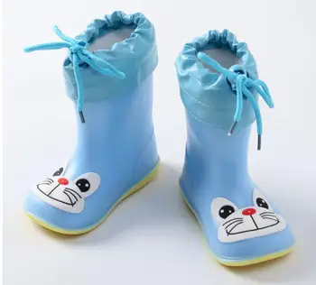 Ny Mode Klassiske Børns Sko PVC-Gummi Kids Baby Cartoon Sko til Børn Vandet Skoene Vandtætte gummistøvler