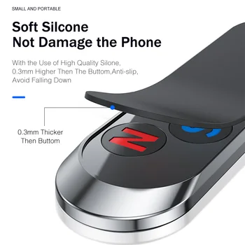 Magnetisk Bil Telefonen Holder Universal Indsætte Holder Stand For iPhone 12 Samsung Xiaomi Huawei telefon Holder Stand bilholderen