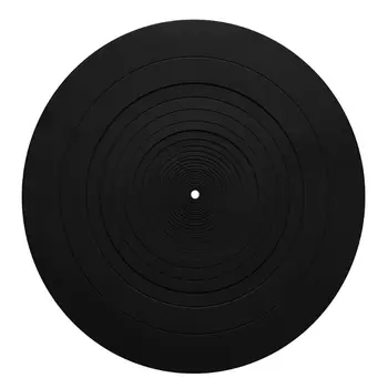 Anti-vibrations-Silikone Pad, Rubber LP Antislip Måtte til Fonograf Drejeskive Vinyl pladespillere Tilbehør 77HA