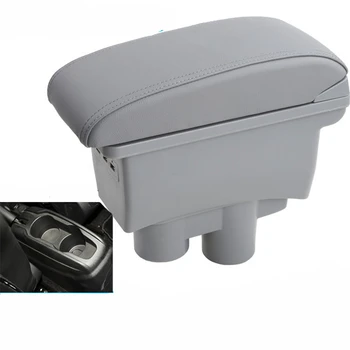 For Citroen C-Elysee Elysee Peugeot 301 armlæn max centrale Lagre indhold opbevaringsboks til USB-interface