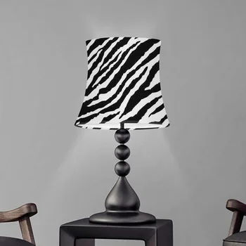 Søde Zebra Print Moderne Klud Lampe Dækker for bordlamper bordlampe Vaskbar Lampeskærm gulvlamper lampeskærm Lys Dækning