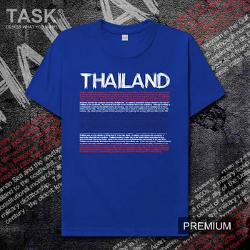 Thailand THA herre t-shirt nye Toppe, t-shirt Kort ærme tøj sweatshirt landshold land, trøjer, sports fans bomuld