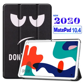 Tablet etui Til 2020 Huawei MatePad 10.4 slanke Sag For Matepad 10,4 tommer Flip cover sag BAH3-AL00 BAH3-W09 Stå foldbar Sag