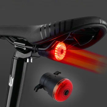 NEWBOLER Smart LED Cykel Lys Bageste Tilbage Mtb Road Bremse Lys Signal USB-Opladelige Red Cykling Flash Lampe Baglygte Til Cykel