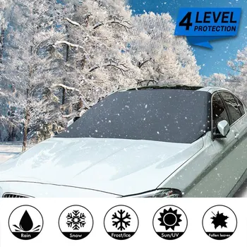 Bil Forrude Magnet Anti-Frost, Sne Anti-Freeze Dækning af Generelle 210*120Cm Holdbar Bil Tilbehør