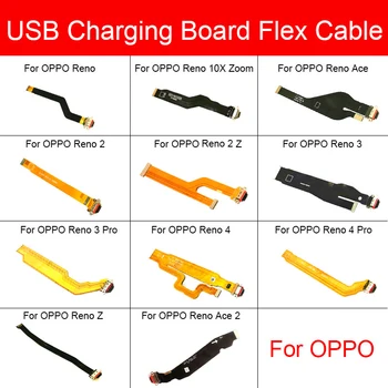 USB Oplader Opladning Port Dock Connector Board Flex-Kabel For Oppo Reno Z 2 3 4 Pro ACE 2 10x Zoom Udskiftning Del