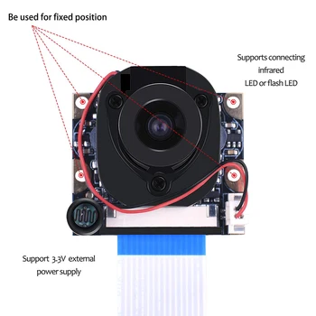 Klarere Automatisk Skift 5MP Webcam-Kamera Modul Indstillelig IR-Cut Day Night Vision Tilbehør Aftageligt 3 B
