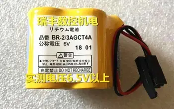 50STK BR-2/3AGCT4A 6 v batteri PLC BR-2/3AGCT4A lithium-ion-batterier Sort bælte krog plug