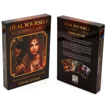 Heal dig Selv at Læse Kort Intuitiv Vejledning til at Omdanne Din Sjæl Læse Kortet Række Spil tarotkort bog sætter begyndere