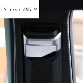 Bil styling sikkerhedssele pyntelister Cover Sticker Til Mercedes Benz A GLA CLA-Klasse W176 X156 C117 Interiør Auto Tilbehør