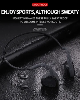 R11 Bluetooth-Hovedtelefoner 5.0 Bone Conduction Headsets, Trådløse Sport hovedtelefoner Mikrofon Håndfri Støtte Drop Shipping