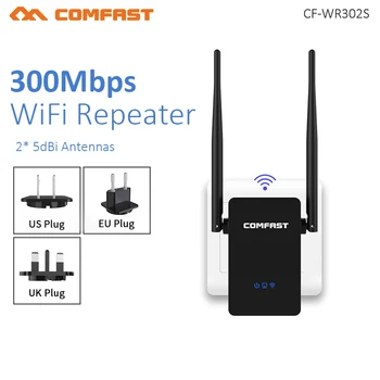 Hjem Wifi Repeater 300-1200Mbps Trådløse Wi-fi Range Extender Forstærker 5Ghz 802.11 b/g/n/ac, Wifi Booster Antenne AC Wi-fi-Router